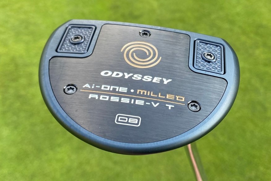 The Odyssey Ai-One Milled Rossie-V T DB putter is the best double bend mallet from our 2025 putter test